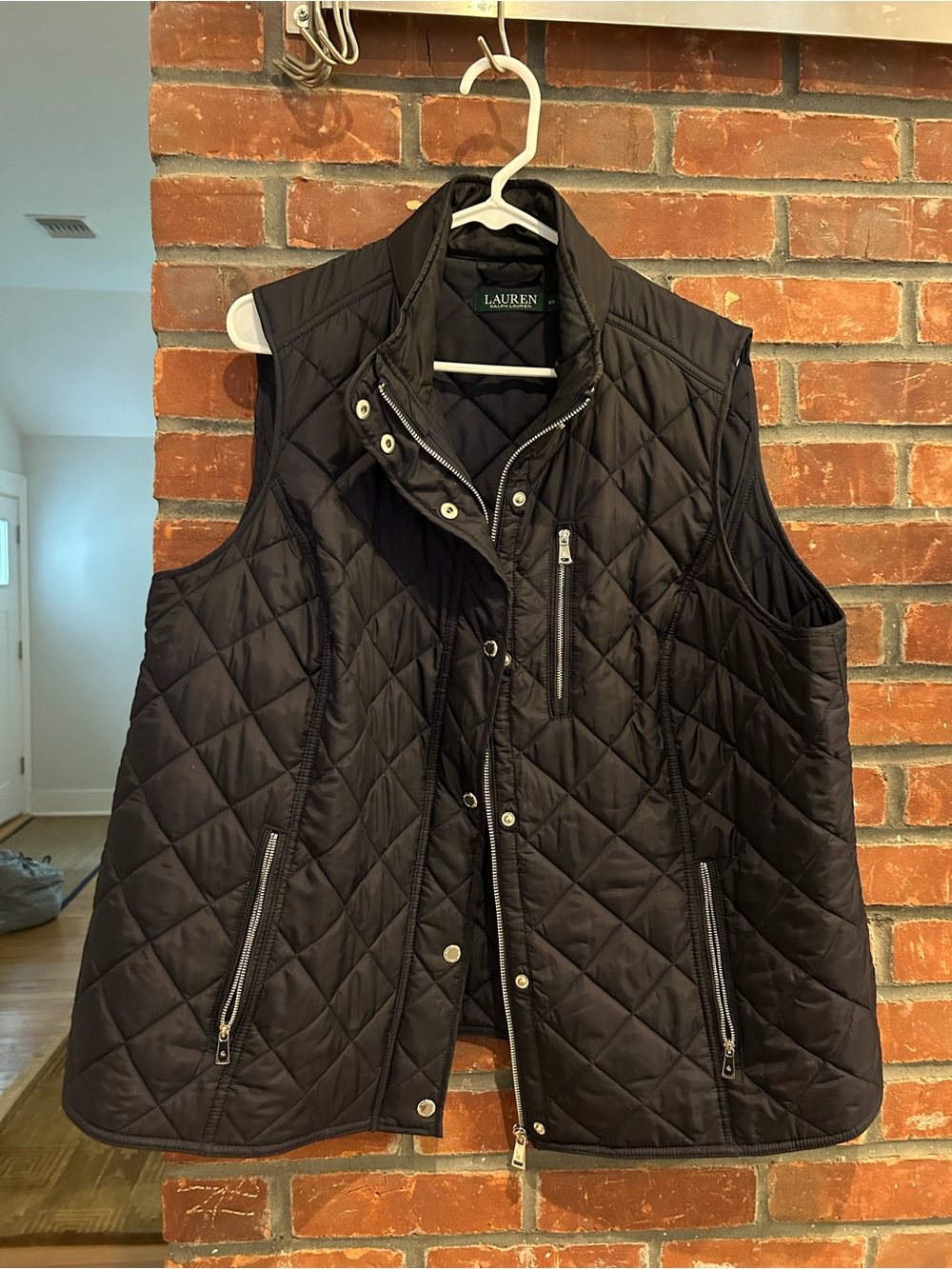 Ralph Lauren Quilted Navy Zip Vest